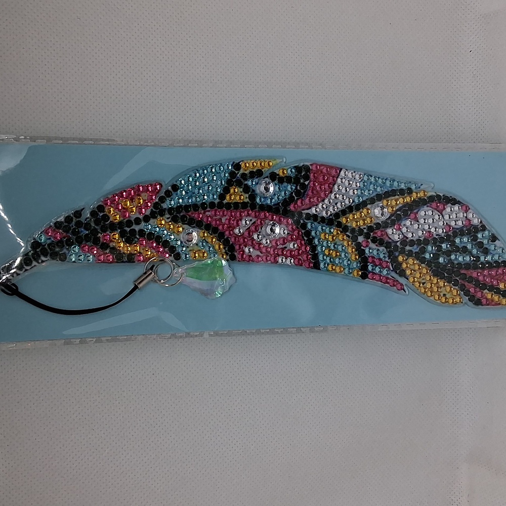 Handmade Rhinestone Bookmark - Picture 2 of 3